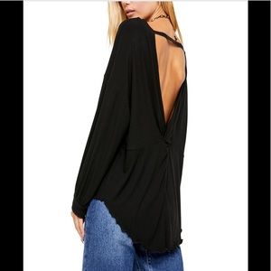 BNWT free people top (black)